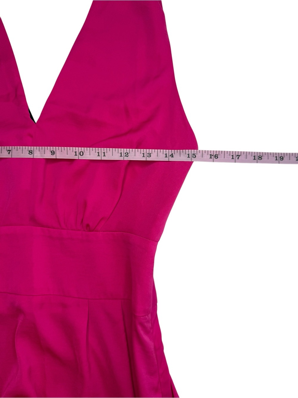 Banana Republic NWT Pink Satin Halter Maxi Dress Size 0P A0843 - Picture 8 of 9
